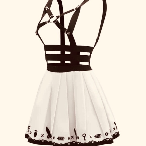 Bunny Lolita Kawaii Cosplay Babydoll Goth Dress - Picture 7 of 12